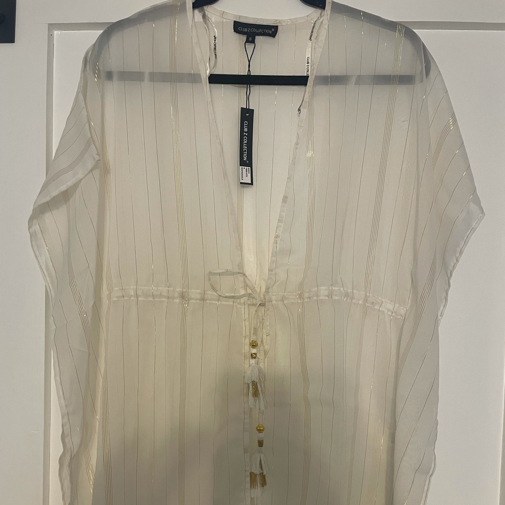 NWT Club Z Collection Beach Coverup